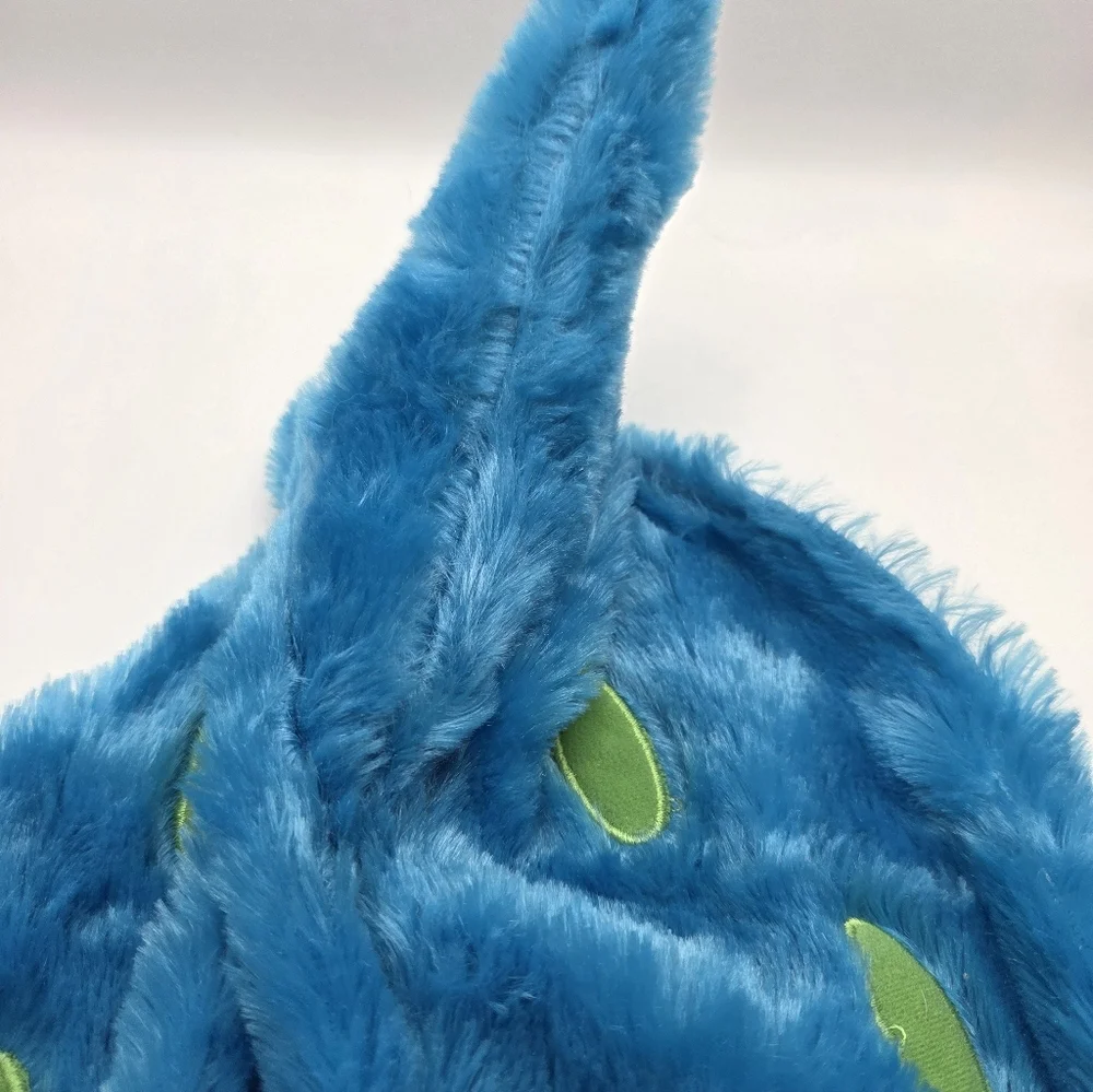Sweet Cheeks Blue Green Monster Dog Costume Medium
